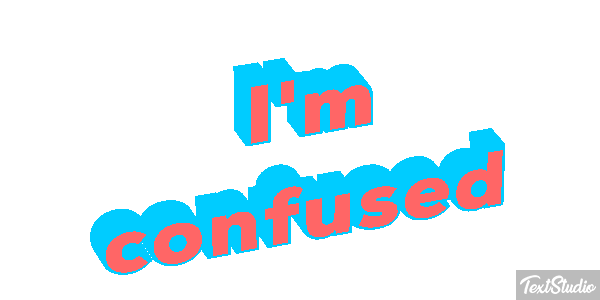 I'm Confused Text effect