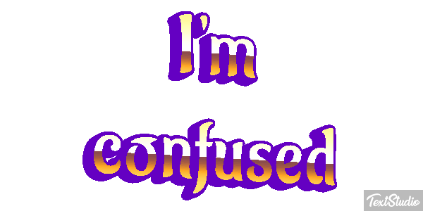 I'm Confused Text effect
