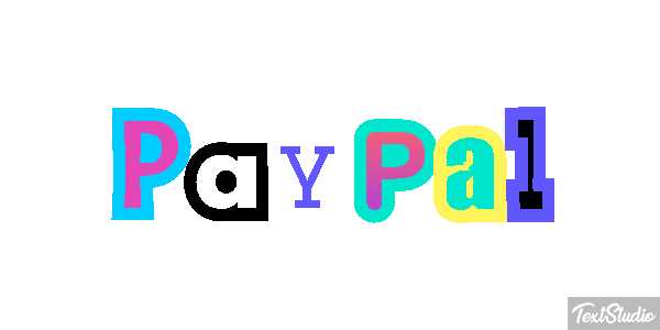 PayPal Text effect