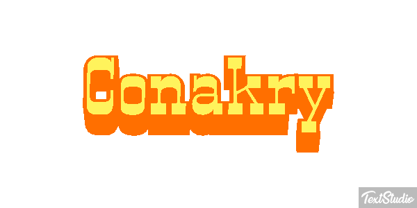 Conakry Effet de texte
