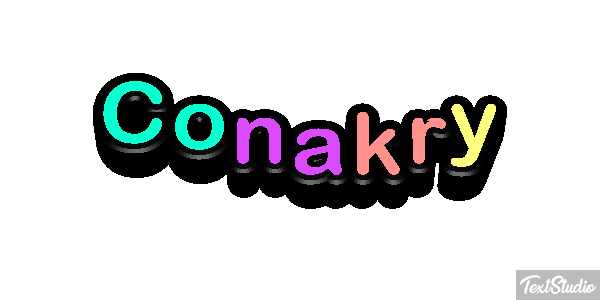 Conakry Effet de texte
