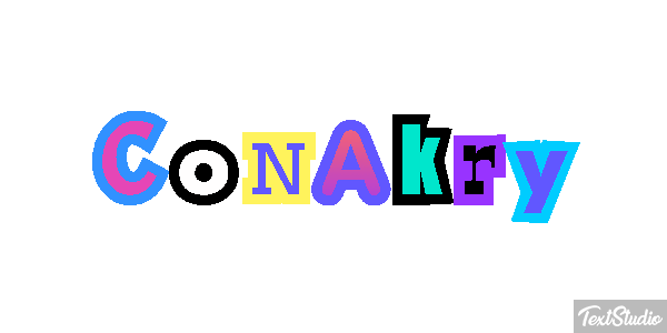 Conakry Effet de texte