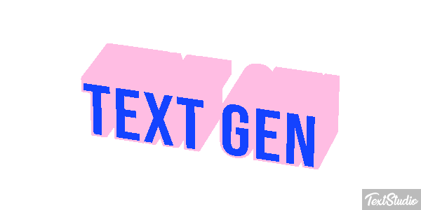 Text Gen Text effect