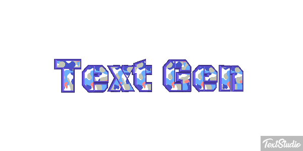 Text Gen Text effect