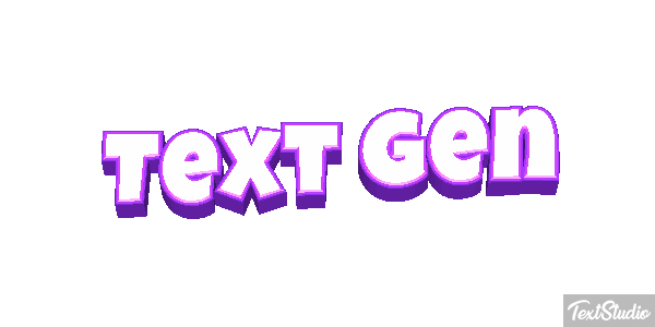 Text Gen Text effect