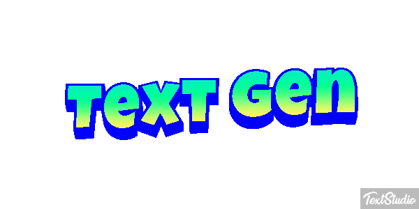 Text Gen Text effect