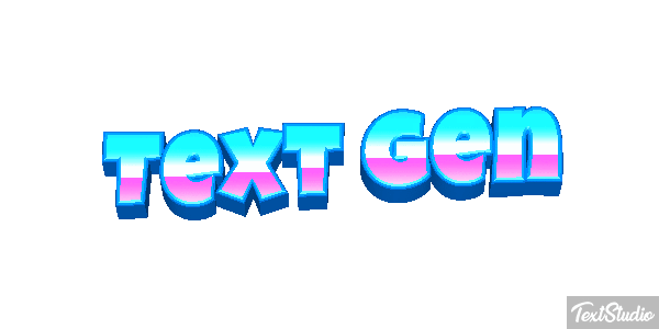 Text Gen Text effect