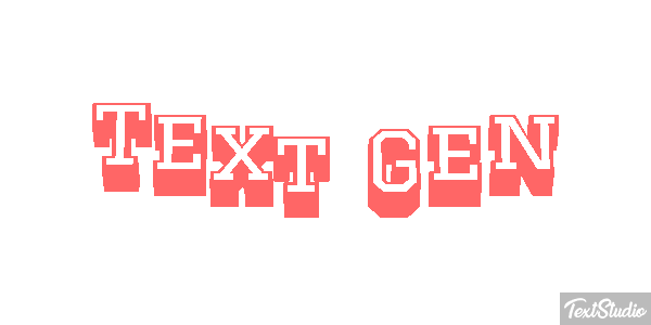 Text Gen Text effect