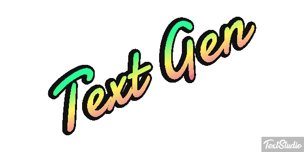 Text Gen Text effect