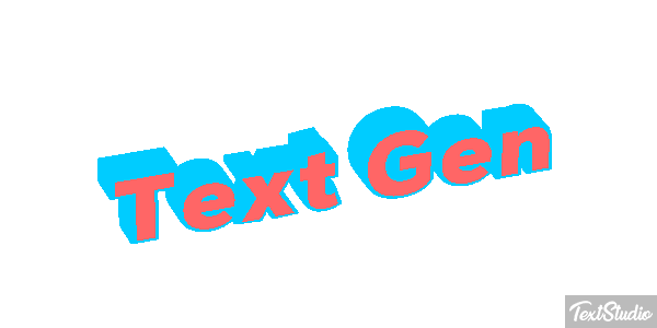 Text Gen Text effect