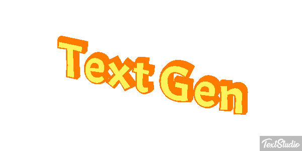 Text Gen Text effect