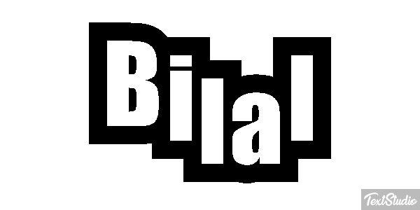Bilal Text effect
