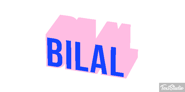 Bilal Text effect