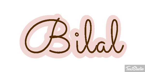 Bilal Text effect