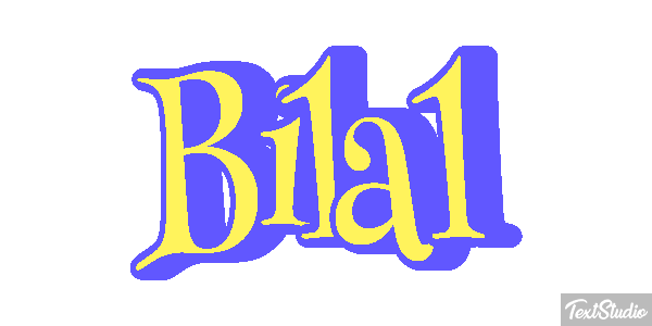 Bilal Text effect