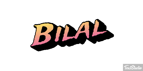 Bilal Text effect