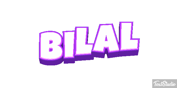 Bilal Text effect