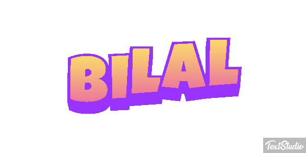 Bilal Text effect
