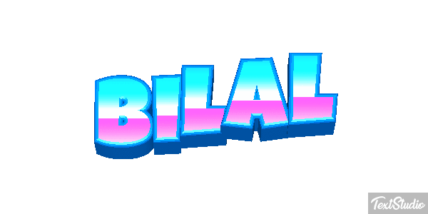 Bilal Text effect