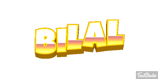 Bilal Text effect
