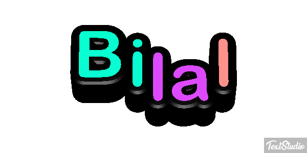 Bilal Text effect