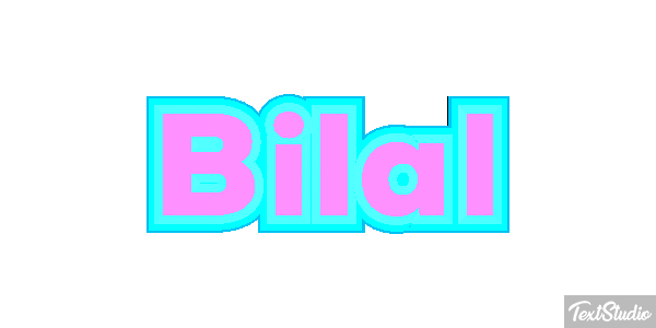 Bilal Text effect
