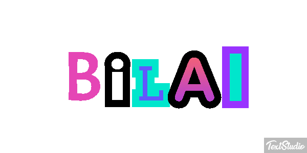 Bilal Text effect