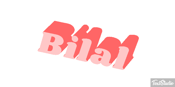 Bilal Text effect