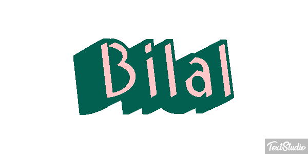 Bilal Text effect