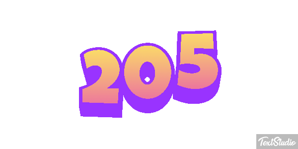 205 Effet de texte