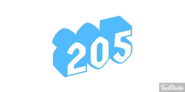 205 Effet de texte
