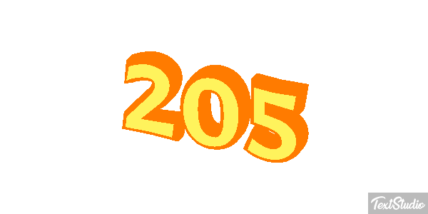 205 Effet de texte