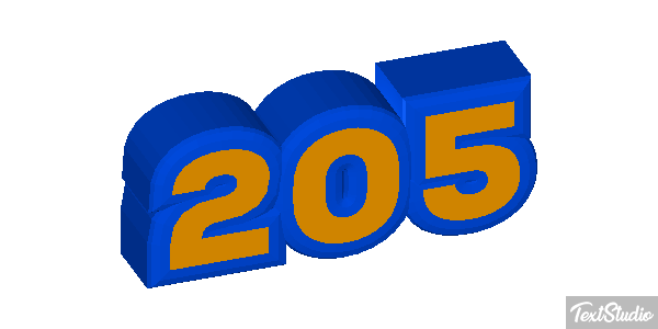 205 Effet de texte