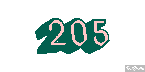205 Effet de texte