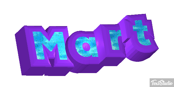 Mart Effet de texte