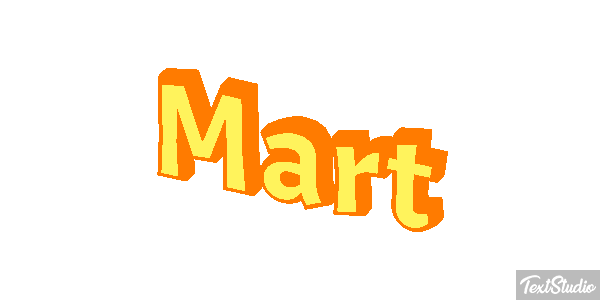 Mart Effet de texte