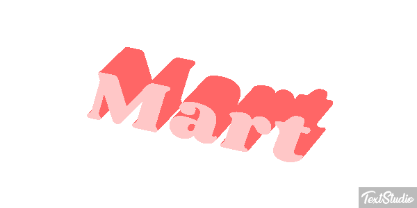 Mart Effet de texte
