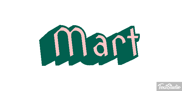 Mart Effet de texte