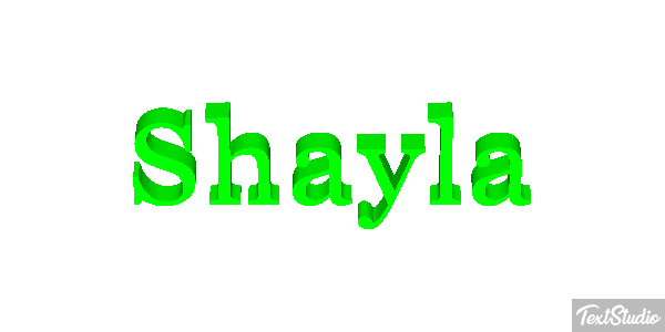 Shayla Effetto testo