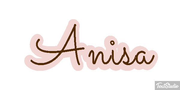 Anisa Tekst effect