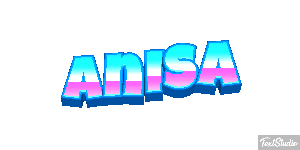 Anisa Tekst effect