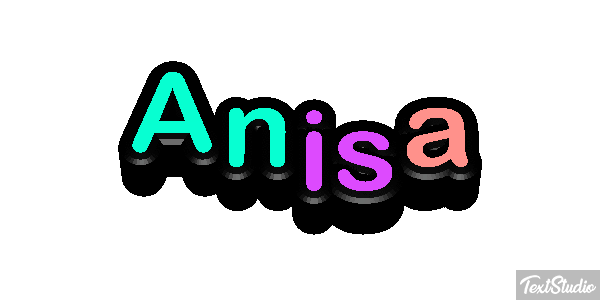 Anisa Tekst effect