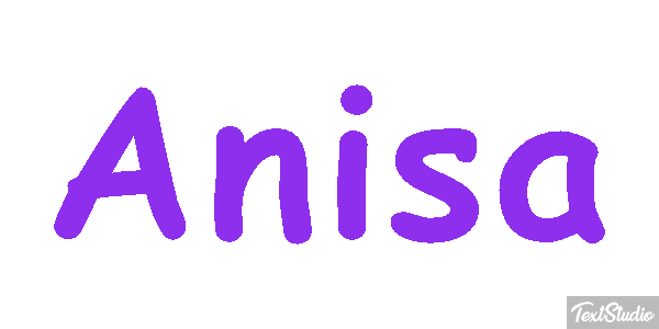 Anisa Tekst effect