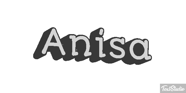 Anisa Tekst effect