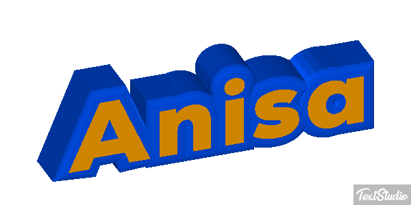 Anisa Tekst effect