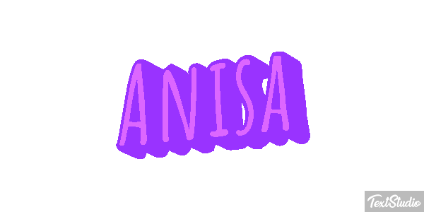 Anisa Tekst effect