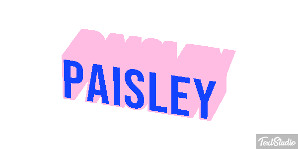 Paisley Efekt tekstowy