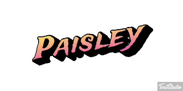 Paisley Efekt tekstowy