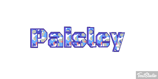 Paisley Efekt tekstowy