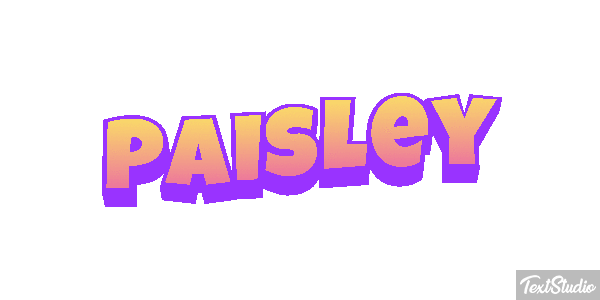 Paisley Efekt tekstowy